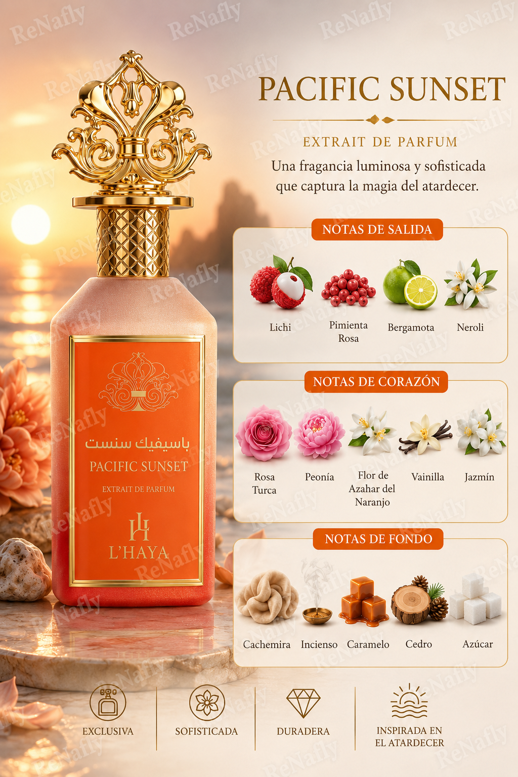 Pacific Sunset L´ Haya, Extrait De Parfum, Unisex, 100ml