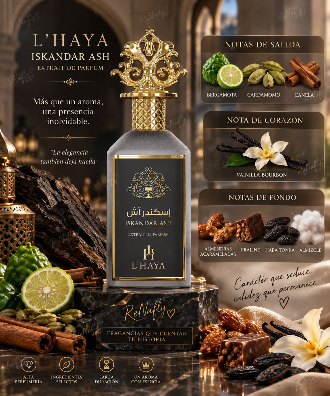 Iskander Ash L´ Haya, Extrait De Parfum, Unisex, 100ml