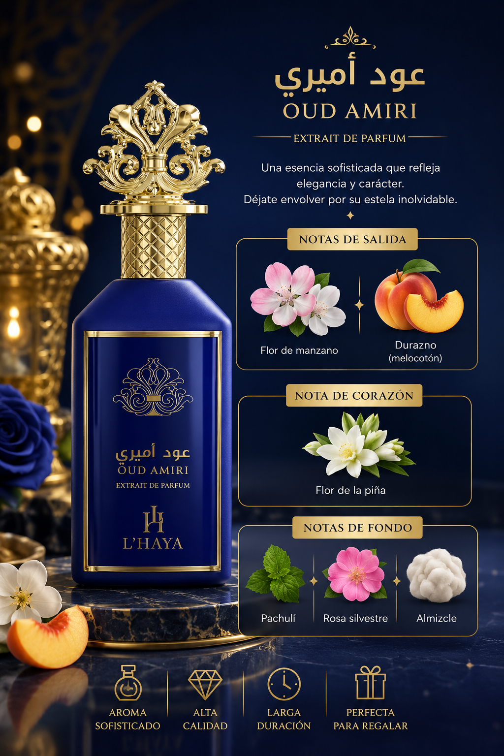 Oud Amiri, L´ Haya, Extrait De Parfum, Unisex, 100ml
