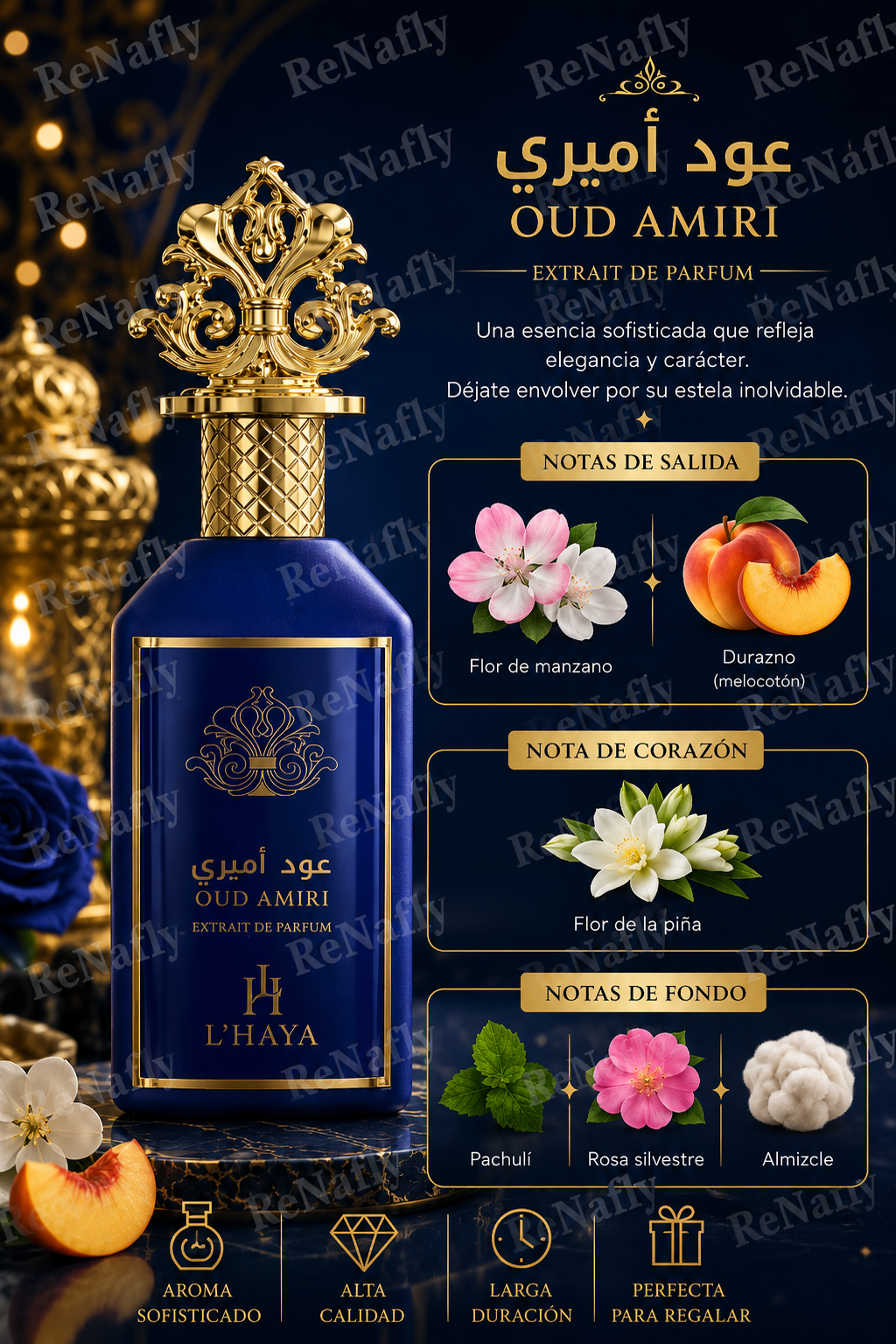 Oud Amiri, L´ Haya, Extrait De Parfum, Unisex, 100ml