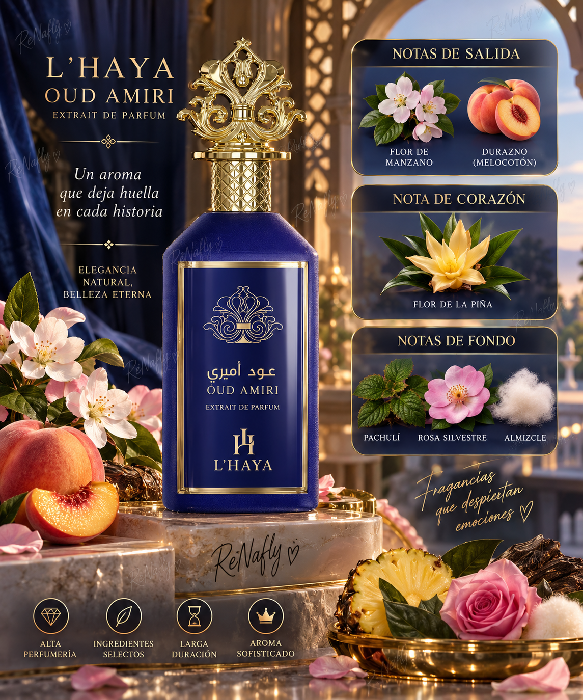 Oud Amiri, L´ Haya, Extrait De Parfum, Unisex, 100ml