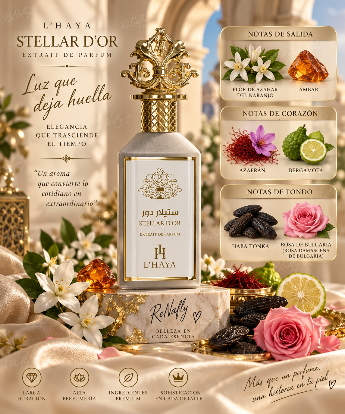 Stellar D'or L'Haya, Extrait de Parfum, 100ml