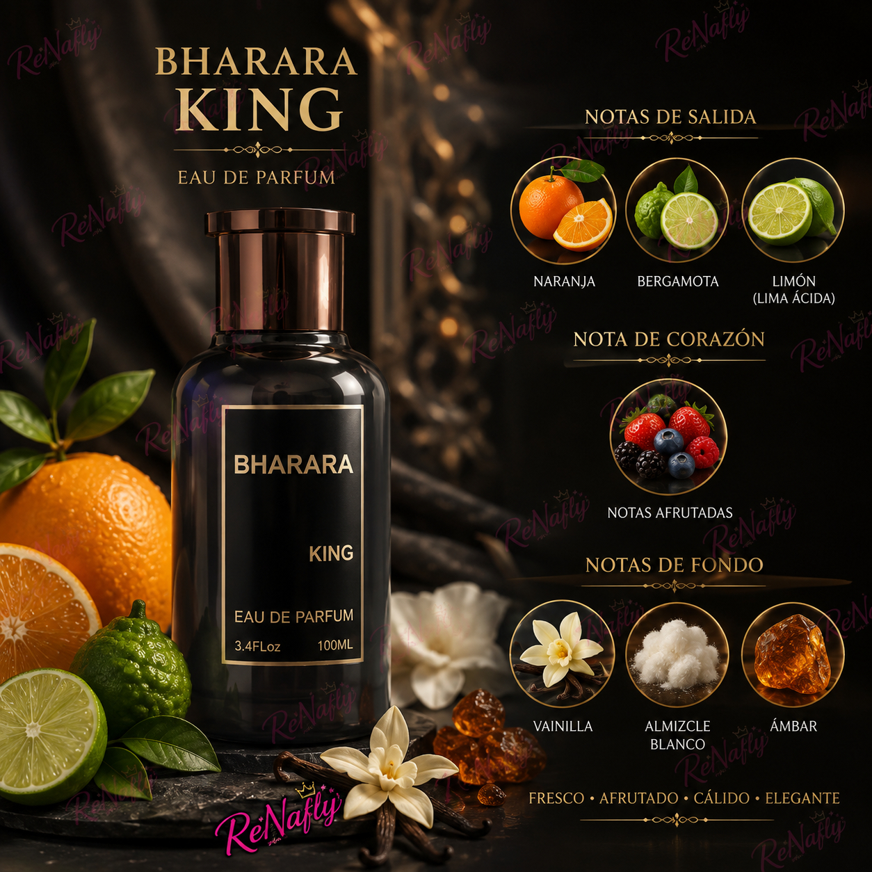 Bharara King, Lattafa, Eau de Parfum, Hombre, 100ml