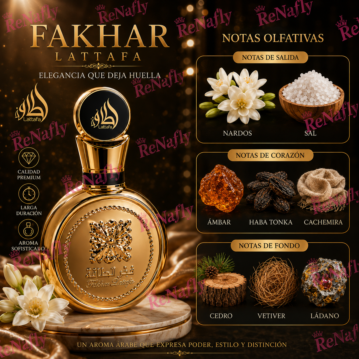 Fakhar Gold Extrait, Lattafa, Eau de Parfum, Unisex, 100ml