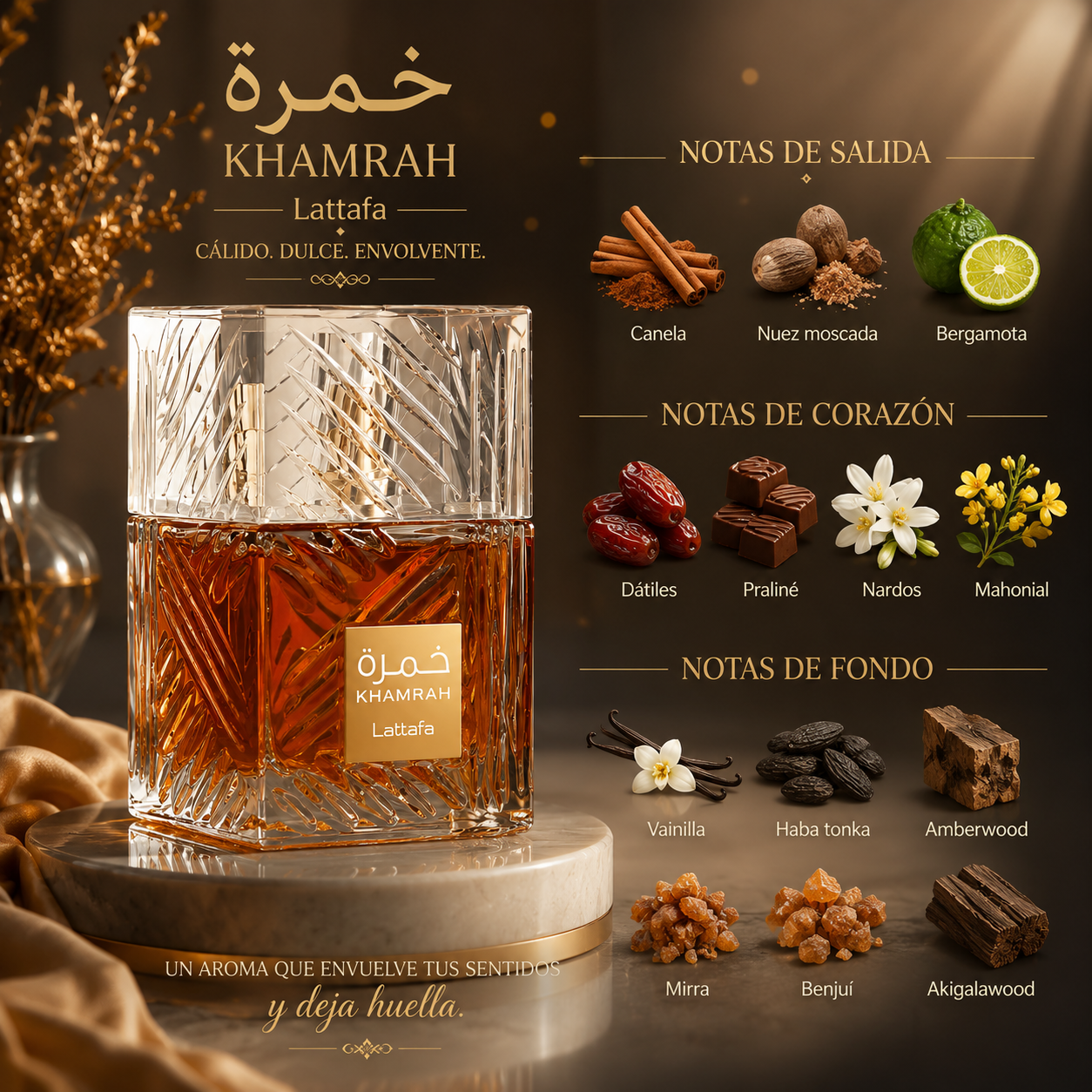 Khamrah, Lattafa, Eau de Parfum, Unisex, 100ml