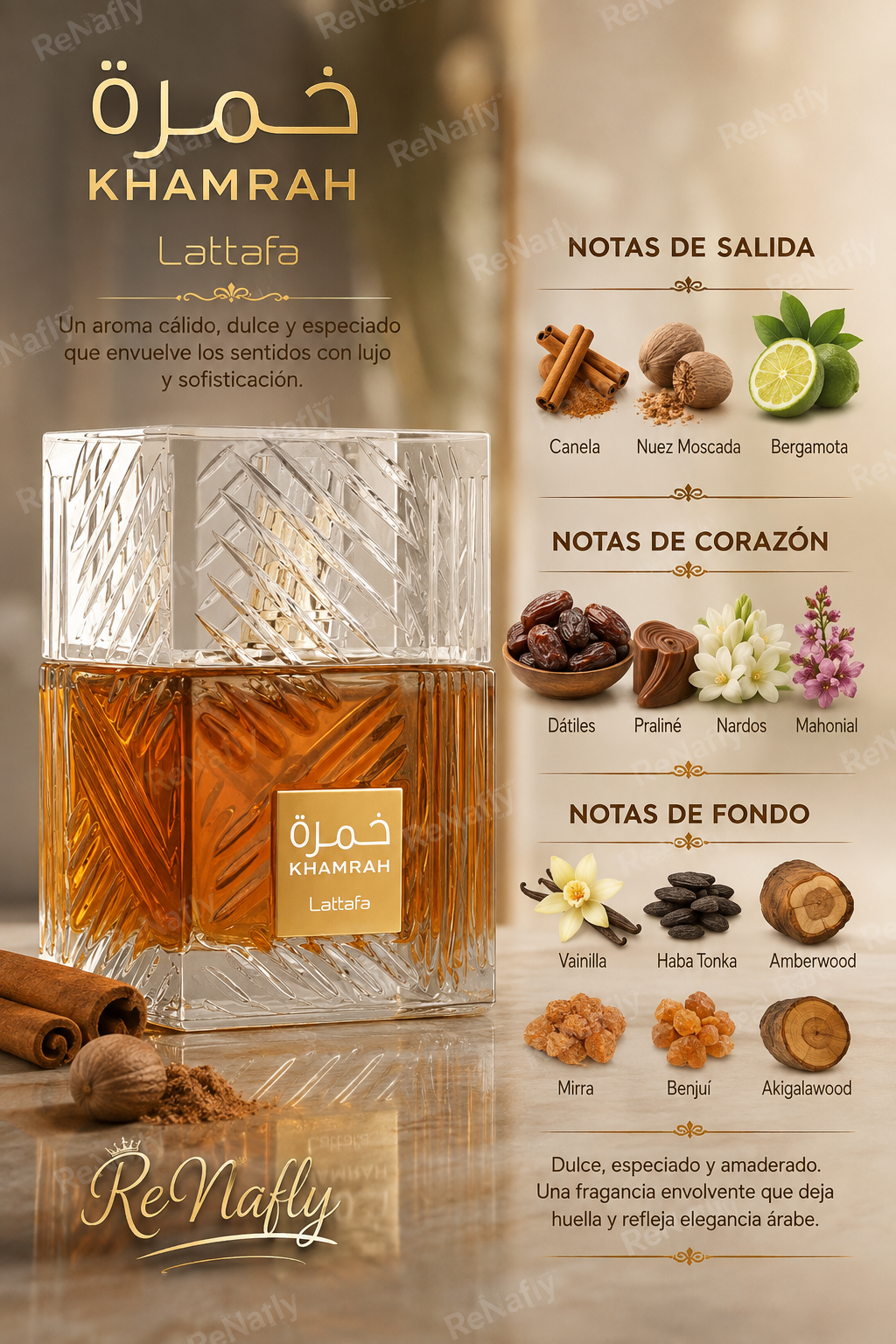 Khamrah, Lattafa, Eau de Parfum, Unisex, 100ml