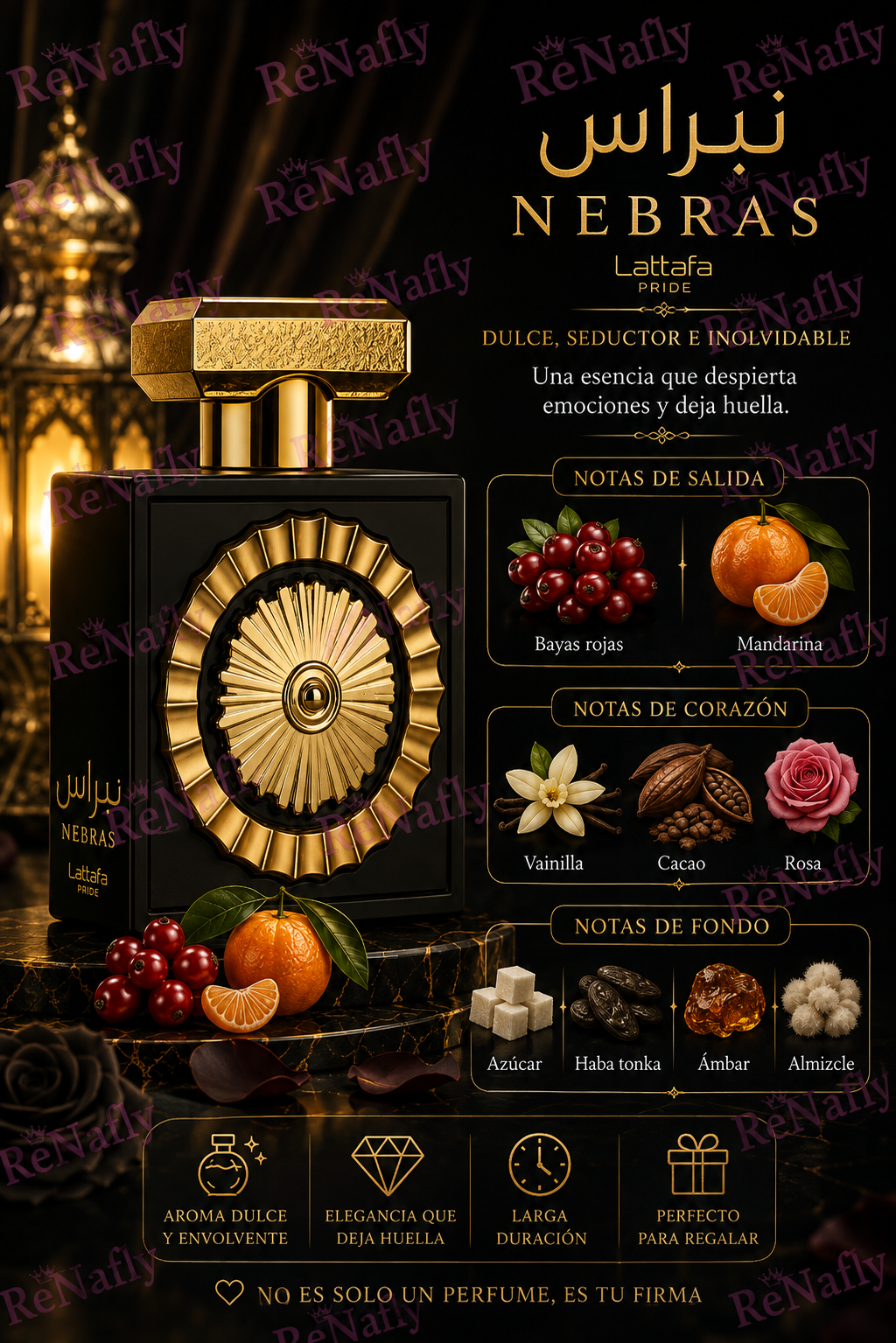 Nebras, Lattafa, Eau de Parfum, Unisex, 100ml