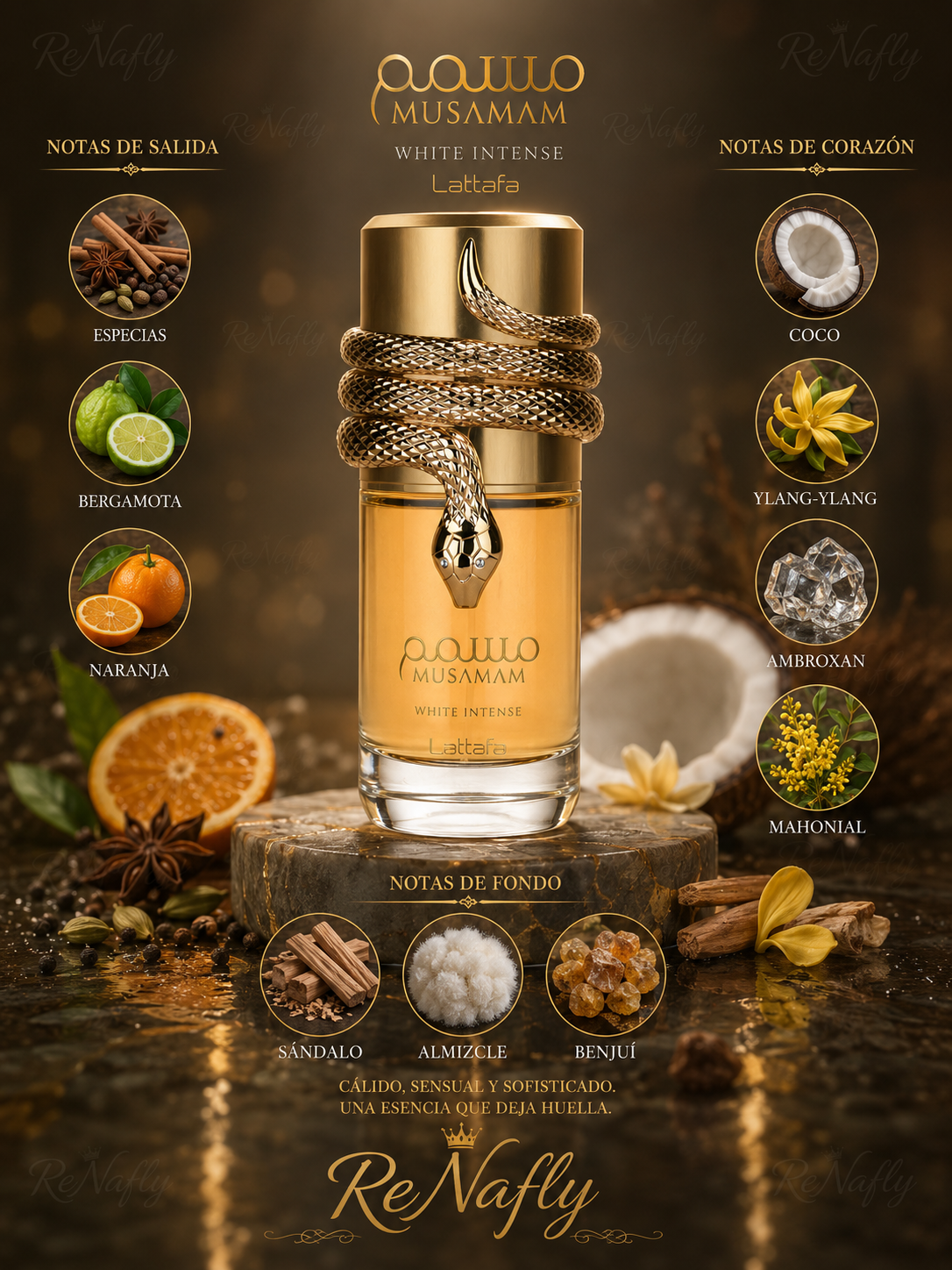 Musamam White Intense, Lattafa, Eau de Parfum, Unisex, 100ml