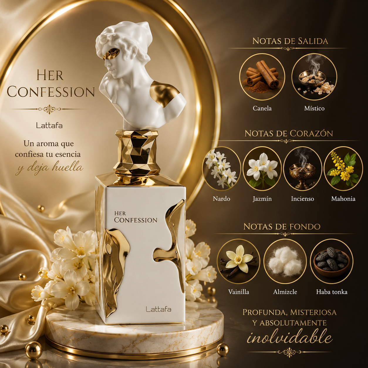 Her Confession Lattafa, Eau de Parfum, Mujer, 100ml