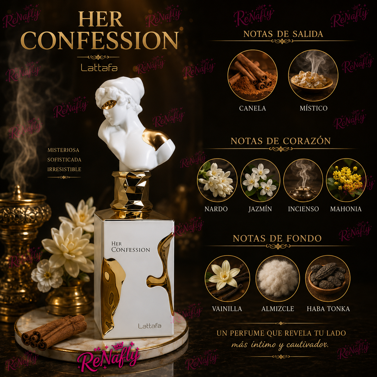 Her Confession Lattafa, Eau de Parfum, Mujer, 100ml