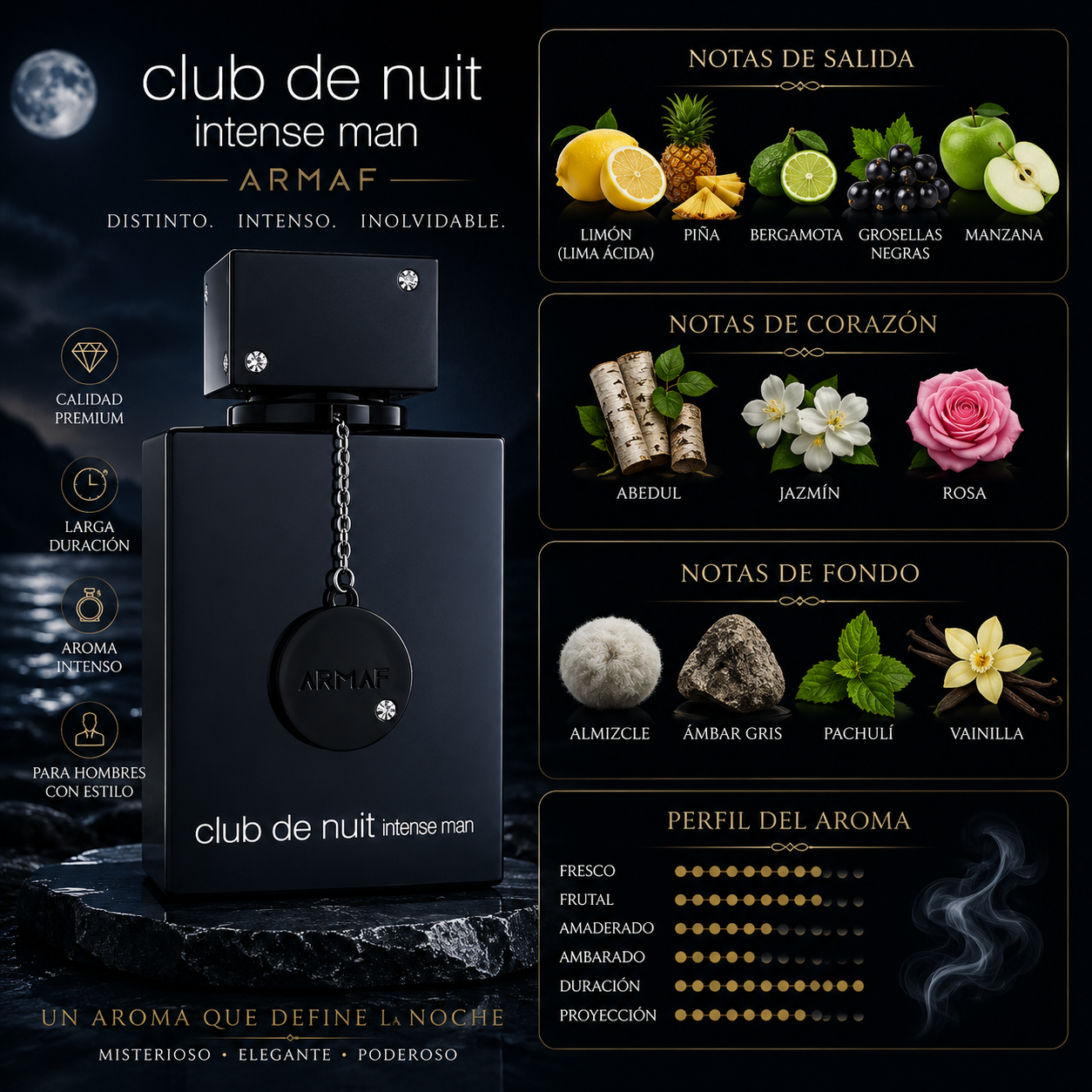 Club de Nuit Intense Man, Armaf, Eau de Toilette, 105ml