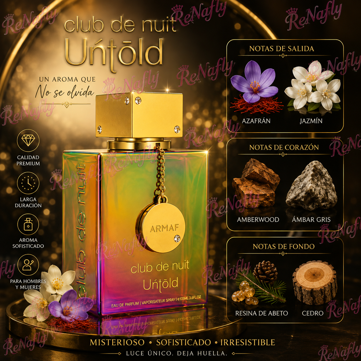 Club de Nuit Untold Armaf, Eau de Parfum, 100ml