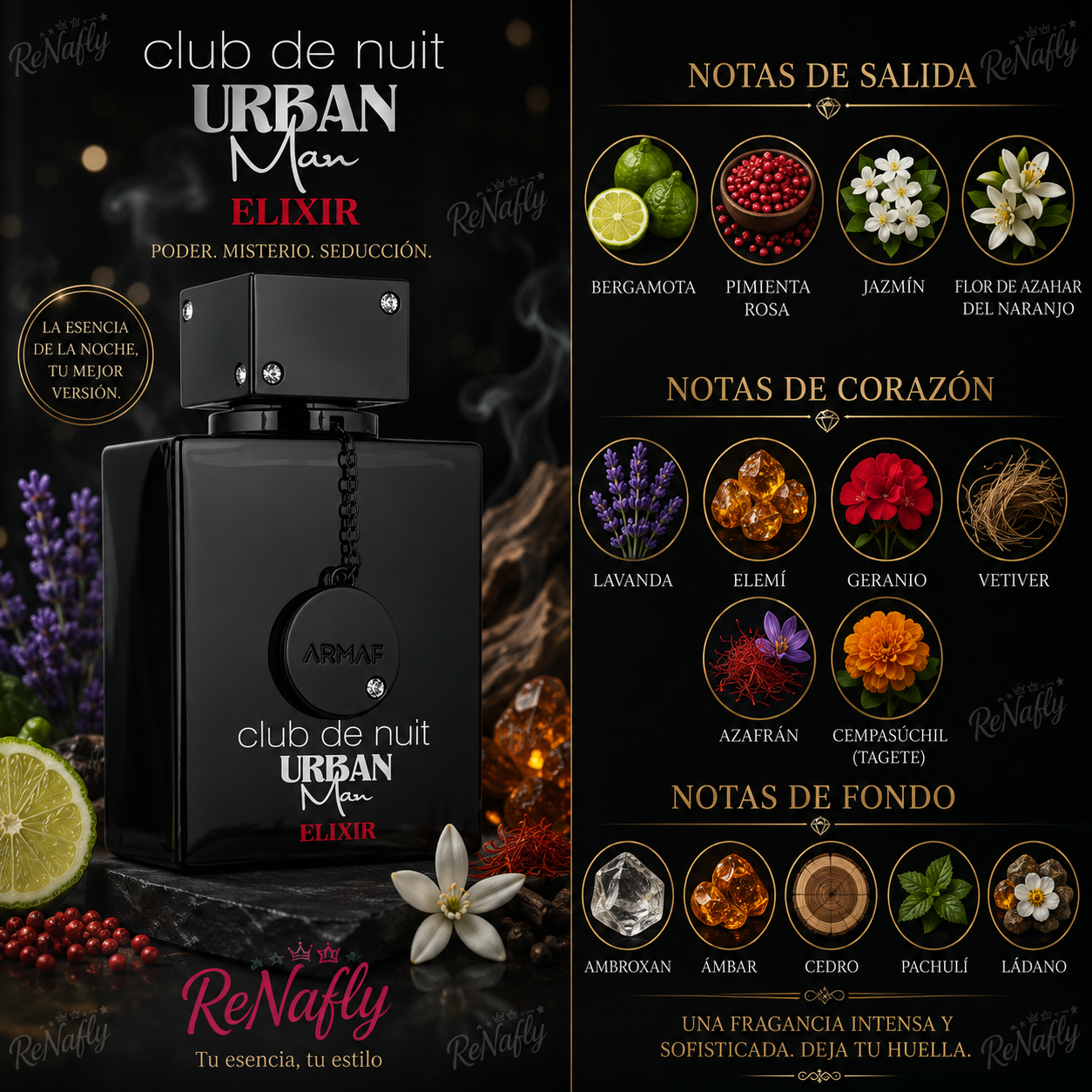 Club De Nuit Urban Elixir Armaf, Eau de Parfum, 105ml
