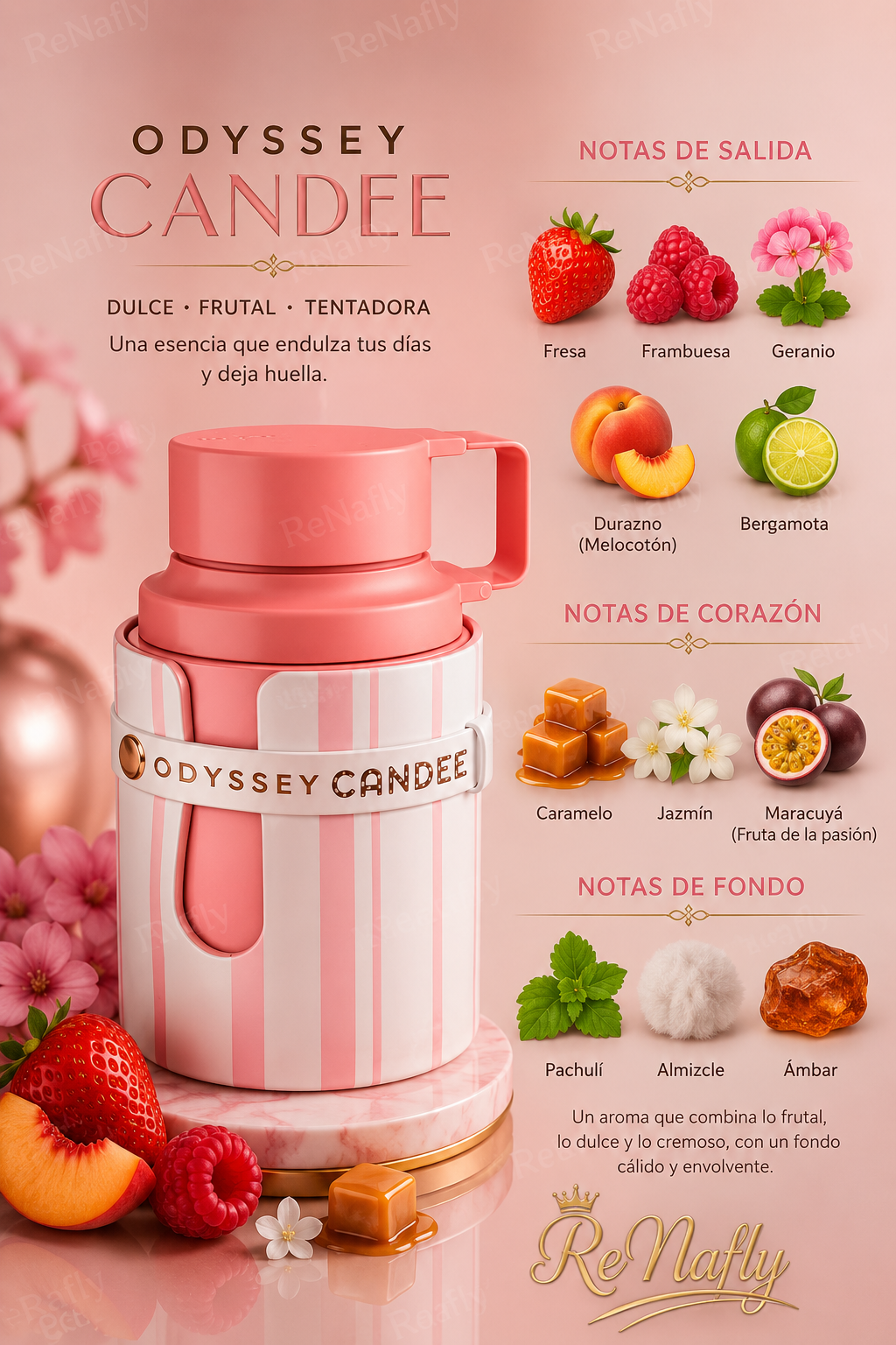 Odyssey Candee Armaf, Eau de Parfum, Mujer, 100ml