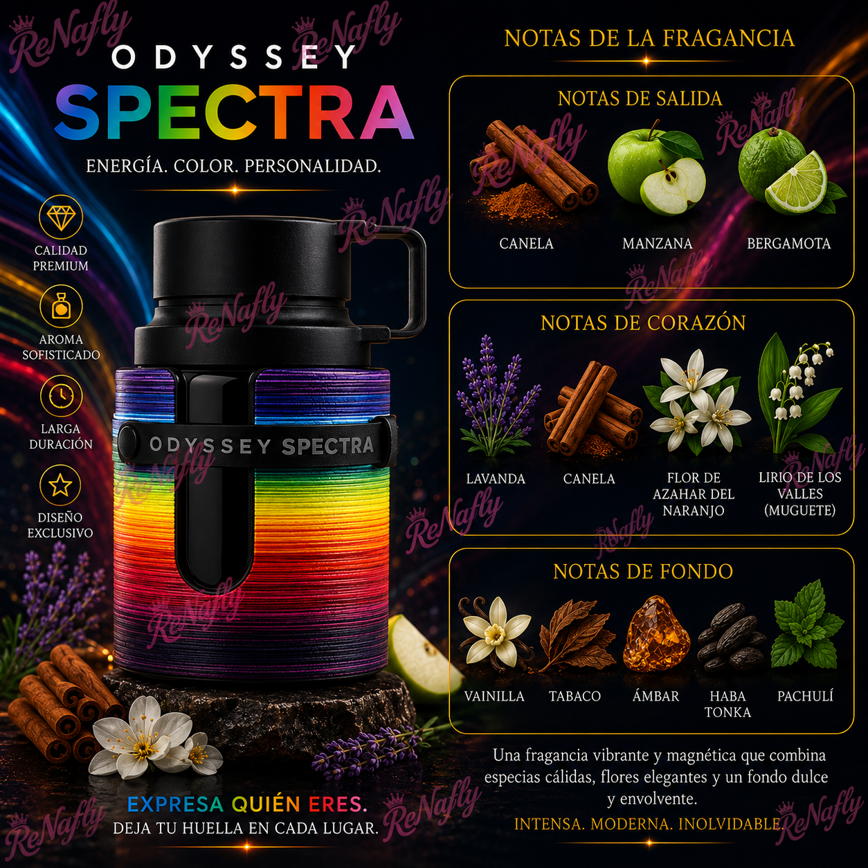 Odyssey Spectra, Armaf, Eau de Parfum, Unisex, 100ml