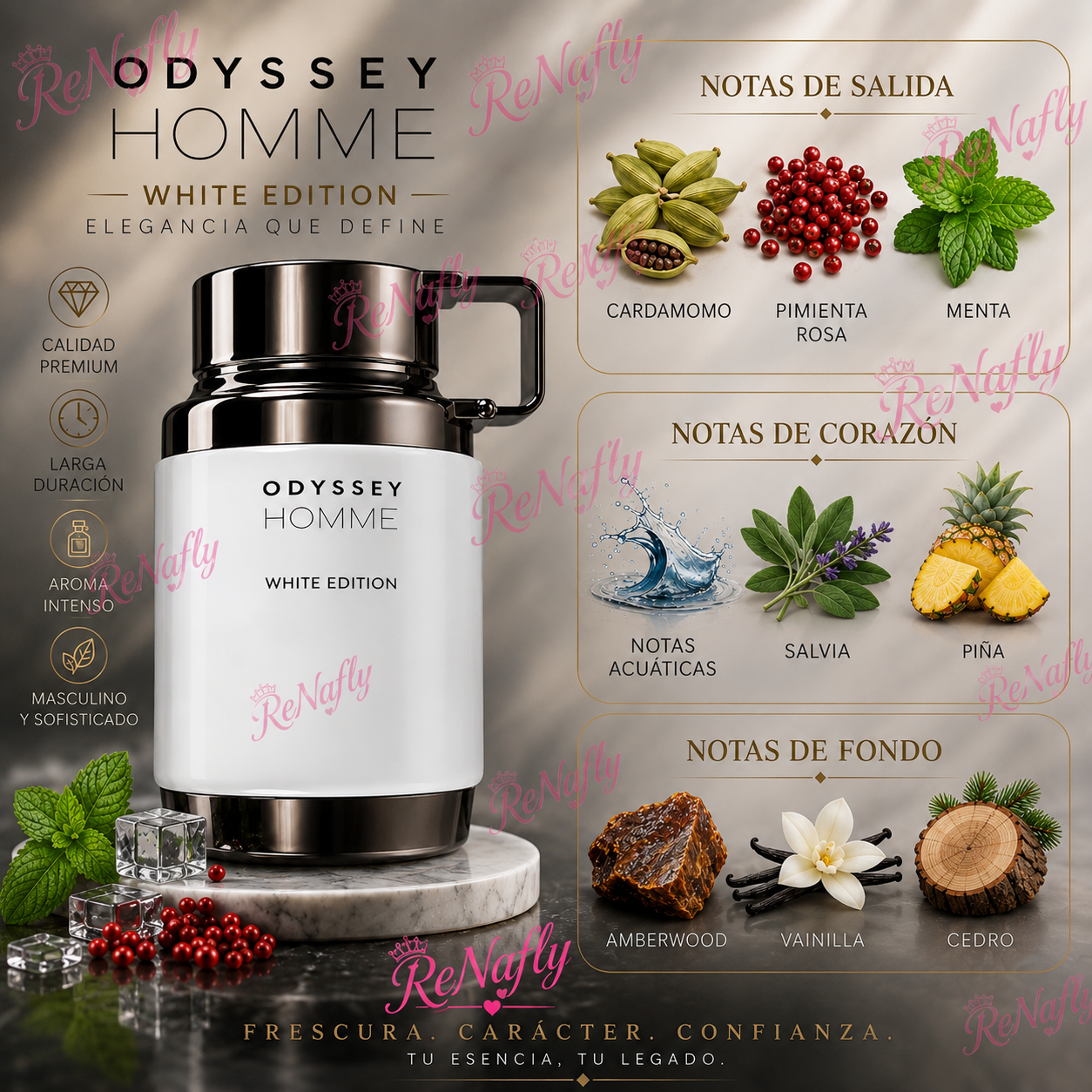 Odyssey Homme White Edition, Armaf, Eau de Parfum, 100ml