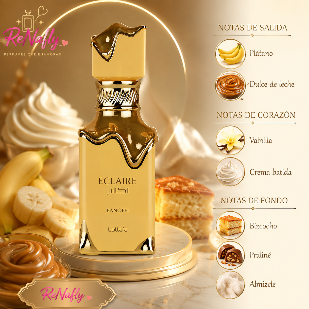 Eclaire, Banoffi, Eau de Parfum, Mujer, 100ml