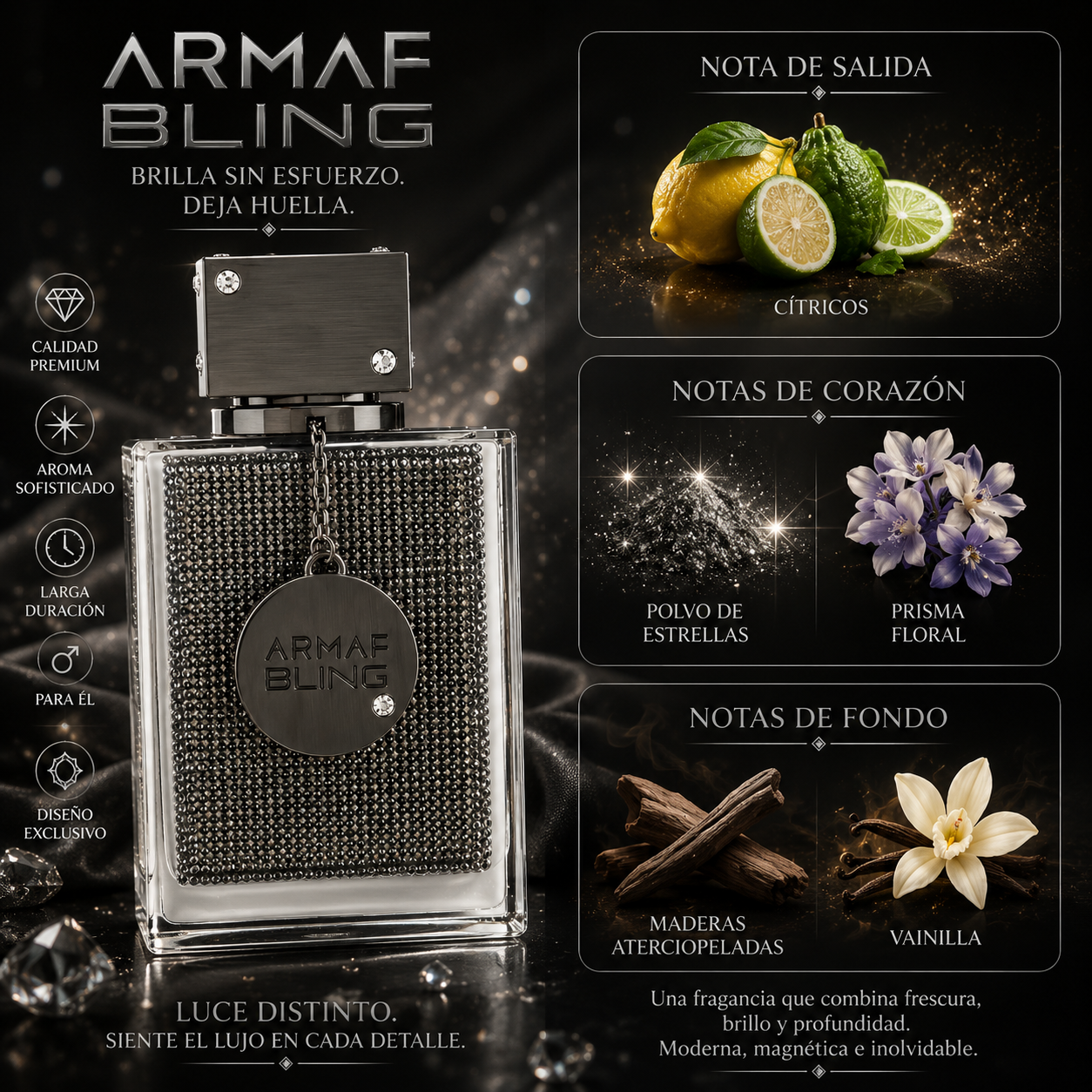 Club de Nuit Bling, Armaf, Eau de Parfum, Unisex, 75ml
