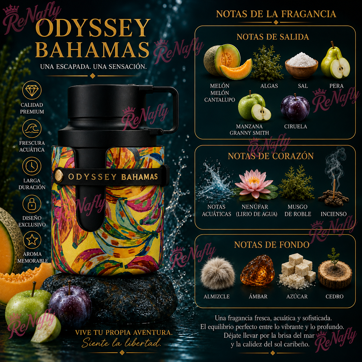 Odyssey BA HA MAS, Armaf, Eau de Parfum, Unisex, 100ml