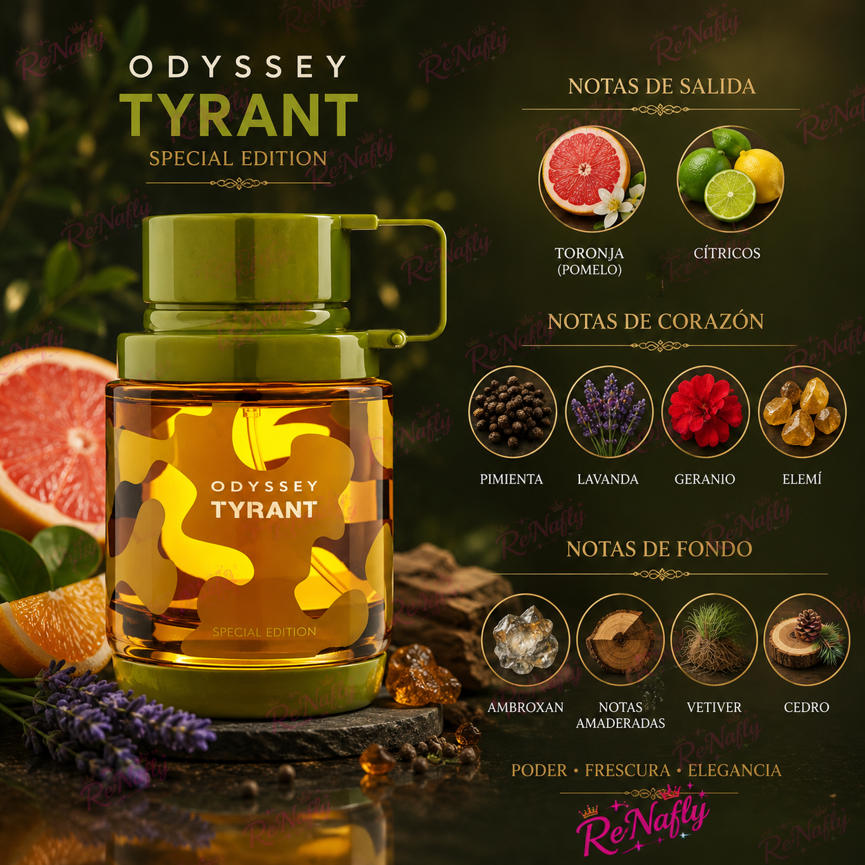 Odyssey Tyrant, Armaf, Eau de Parfum, Hombre, 100ml