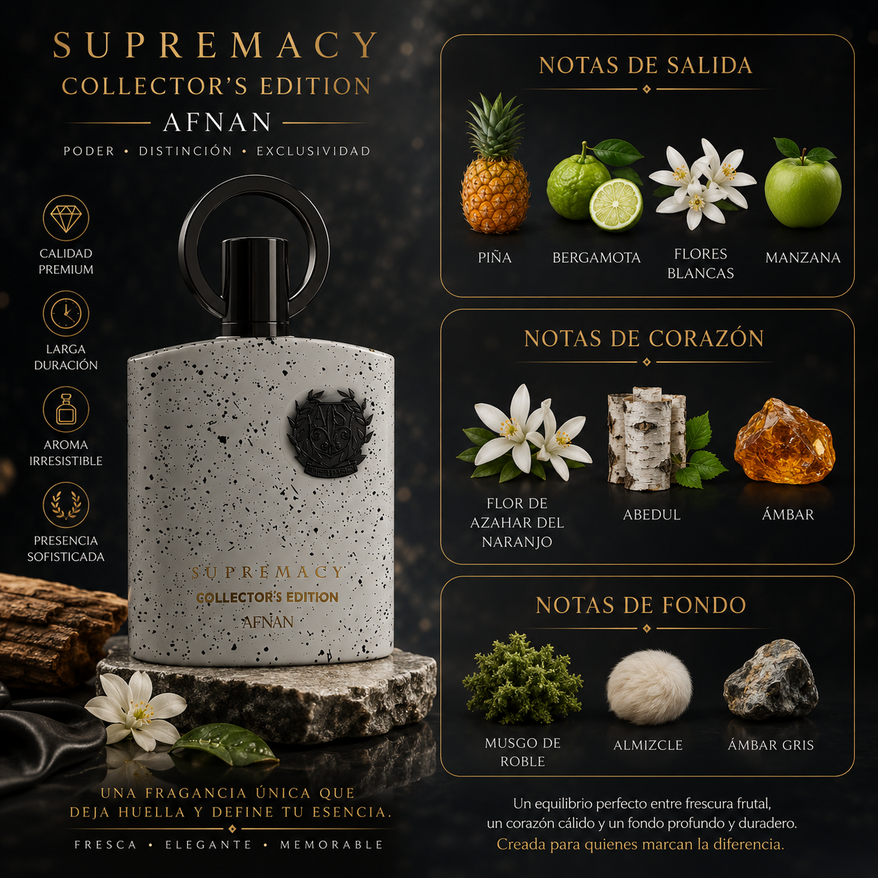Supremacy Collectors Edition Pour Homme, Afnan, Hombre, 100ml