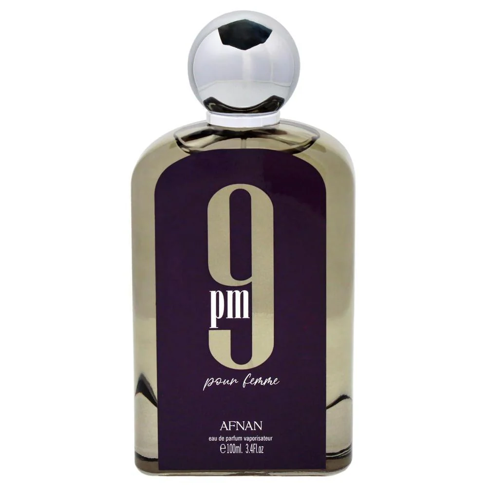 9 PM Pour Femme, Afnan, Eau de Parfum, Unisex, 100ml