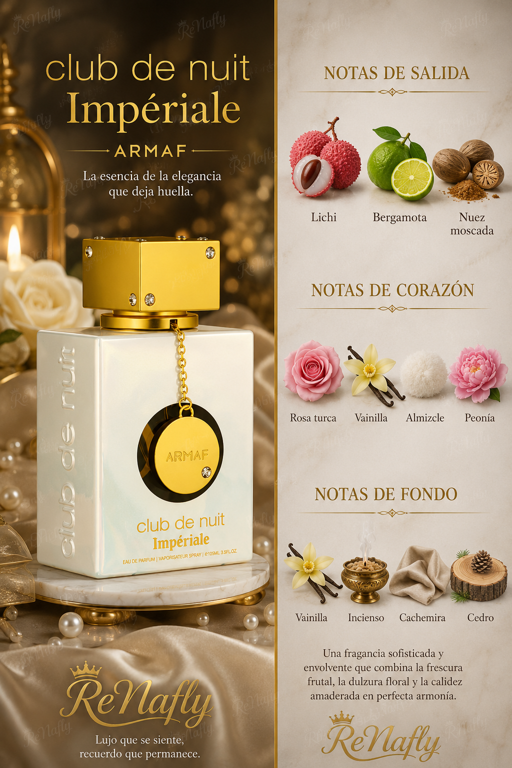 Club de Nuit Imperiale, Armaf, Eau de Parfum, Woman, 105ml