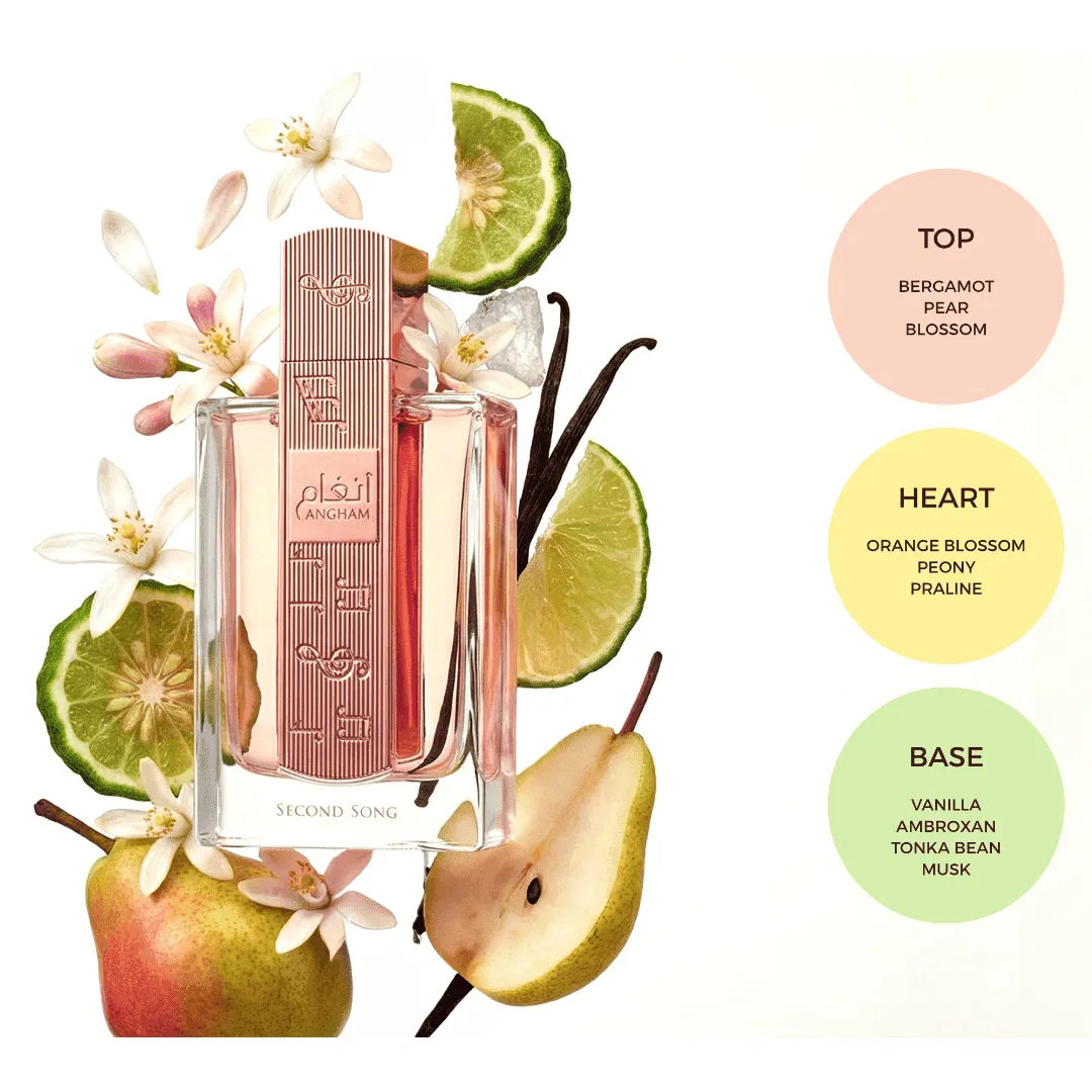 Angham Second Song, Lattafa, Eau de Parfum, Women, 100ml