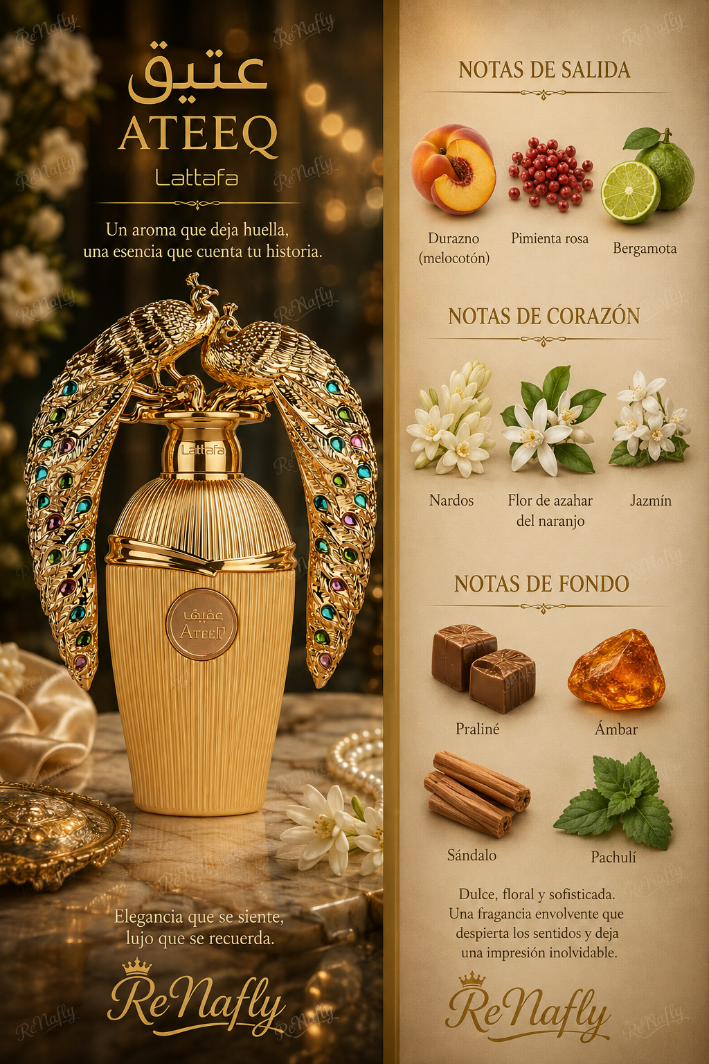 Afeef, Lattafa, Eau de Parfum, Unisex, 100ml