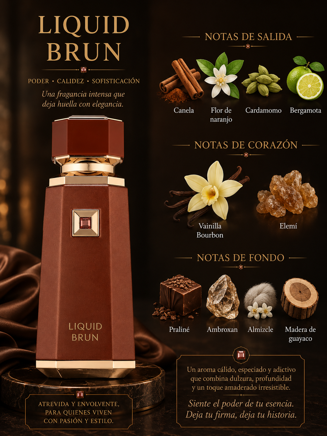 Liquid Brun, French Avenue, Eau de Parfum, Men, 100ml