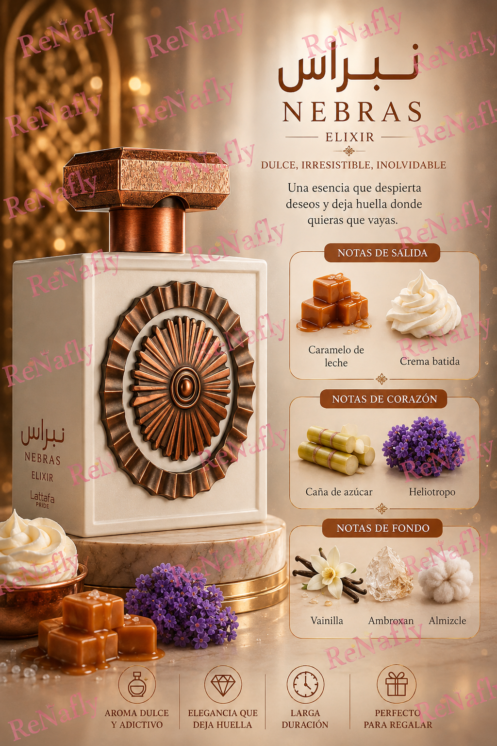 Nebras Elixir, Lattafa, Eau de Parfum, Unisex, 100ml