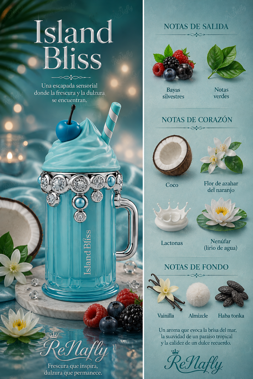 Island Bliss, Armaf, Eau de Parfum, Mujer, 100ml