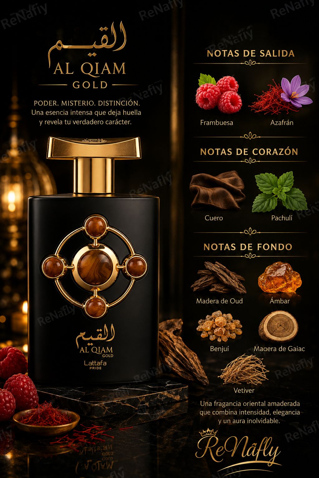 AI Qiam Gold, Lattafa, Eau de Parfum, Unisex, 100ml