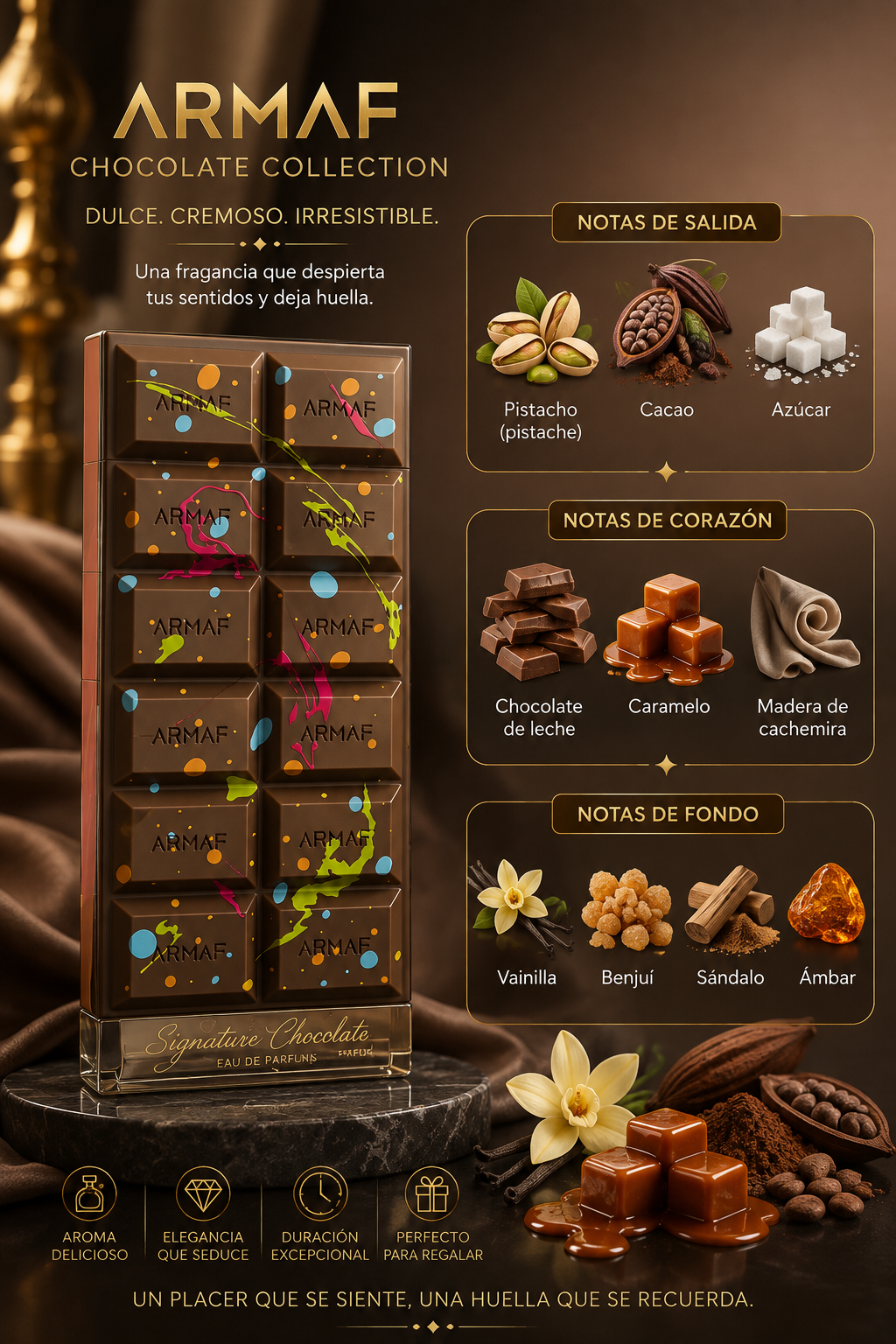 Kunafa Chocolate, Armaf, Eau de Parfum, Unisex, 70ml