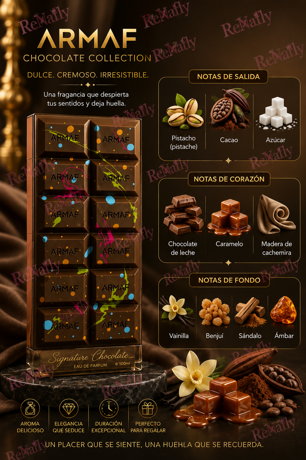 Kunafa Chocolate, Armaf, Eau de Parfum, Unisex, 70ml