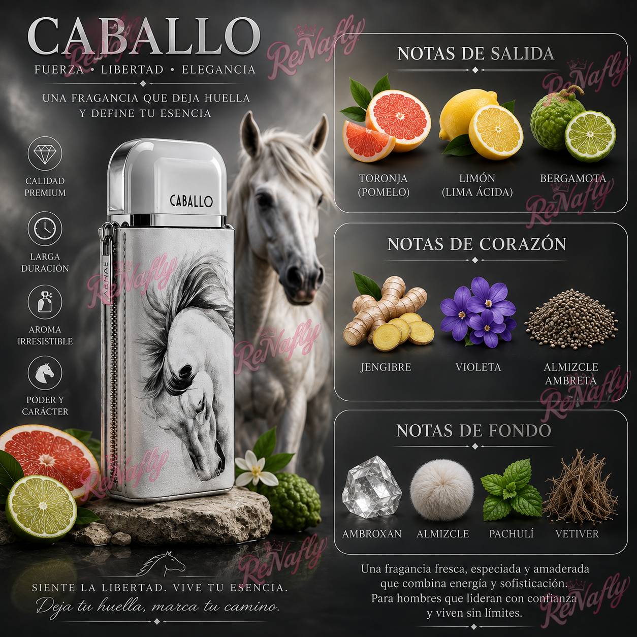 Caballo Pour Homme, Armaf, Eau de Parfum, Caballo, 100ml