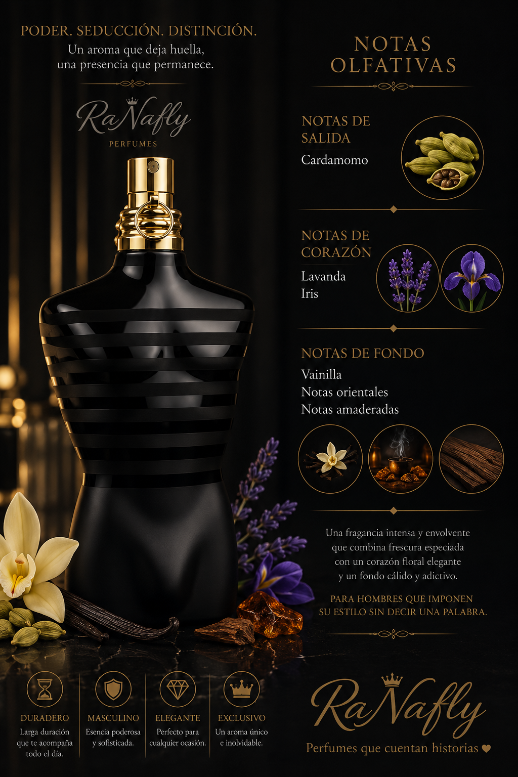 Le Male Le Parfum, Jean Paul Gaultier, EDP, Hombre, 125ml