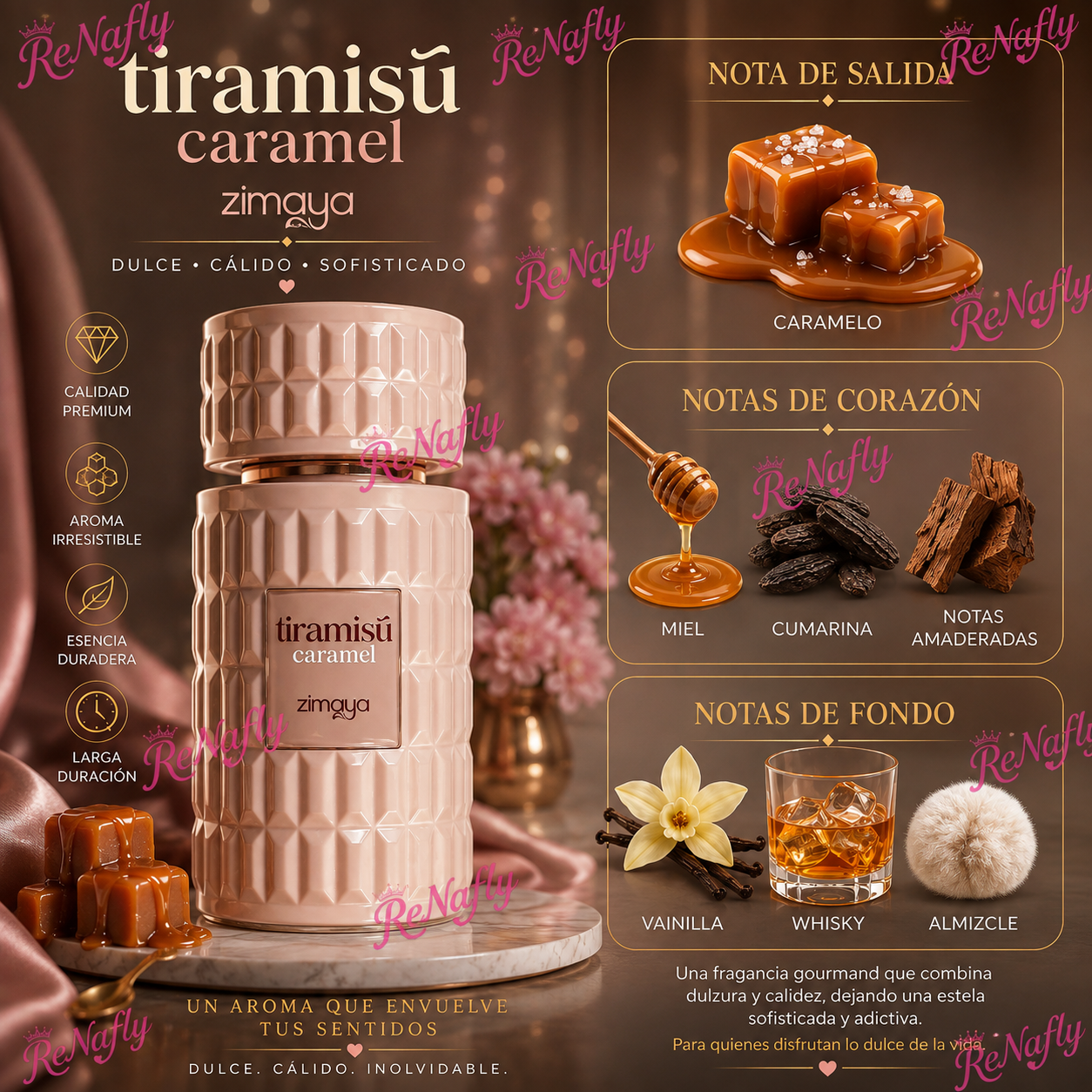 Tiramisu Caramel, Zimaya, EDP, Women, 100ml