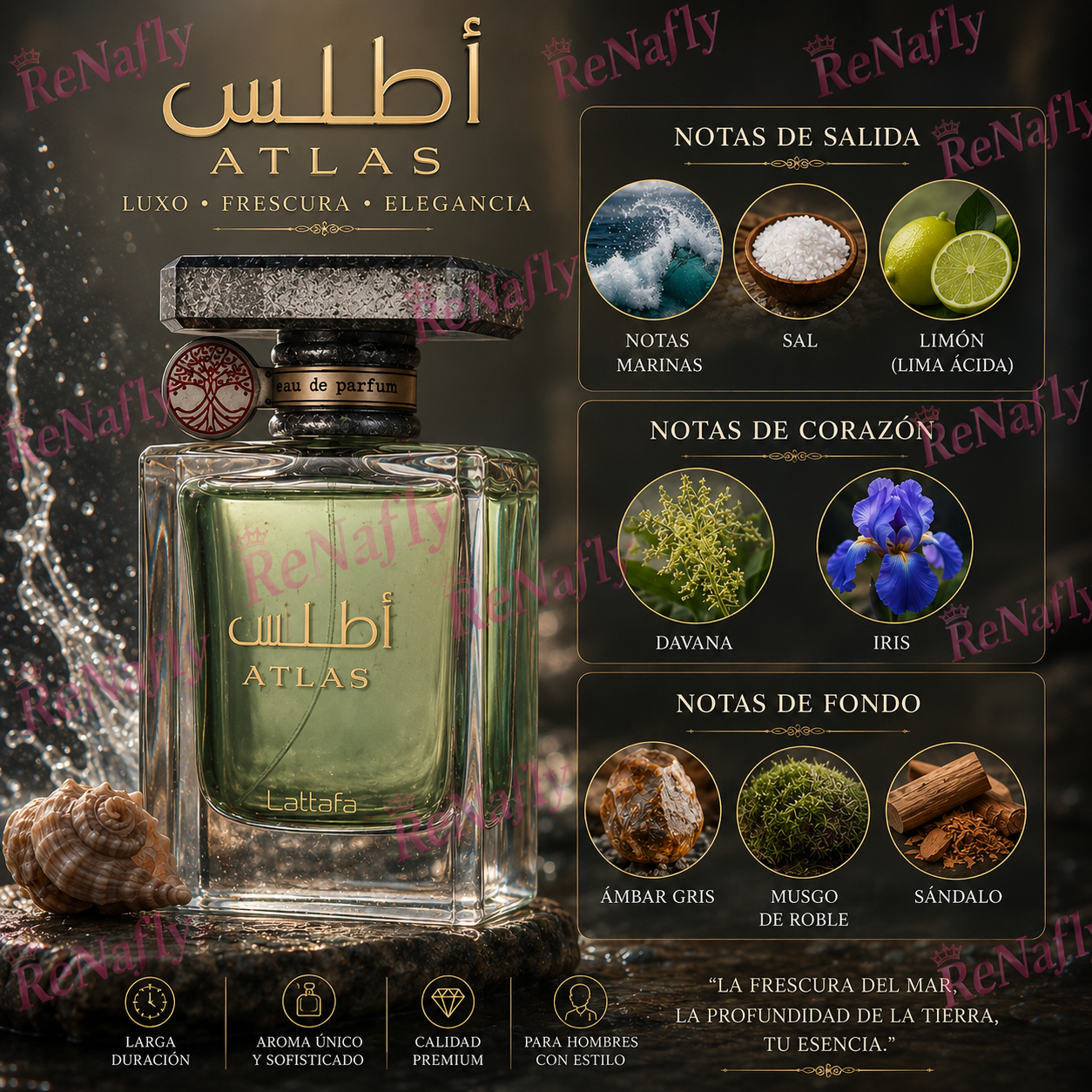 Atlas, Lattafa, Eau De Parfum, Unisex, 55ml