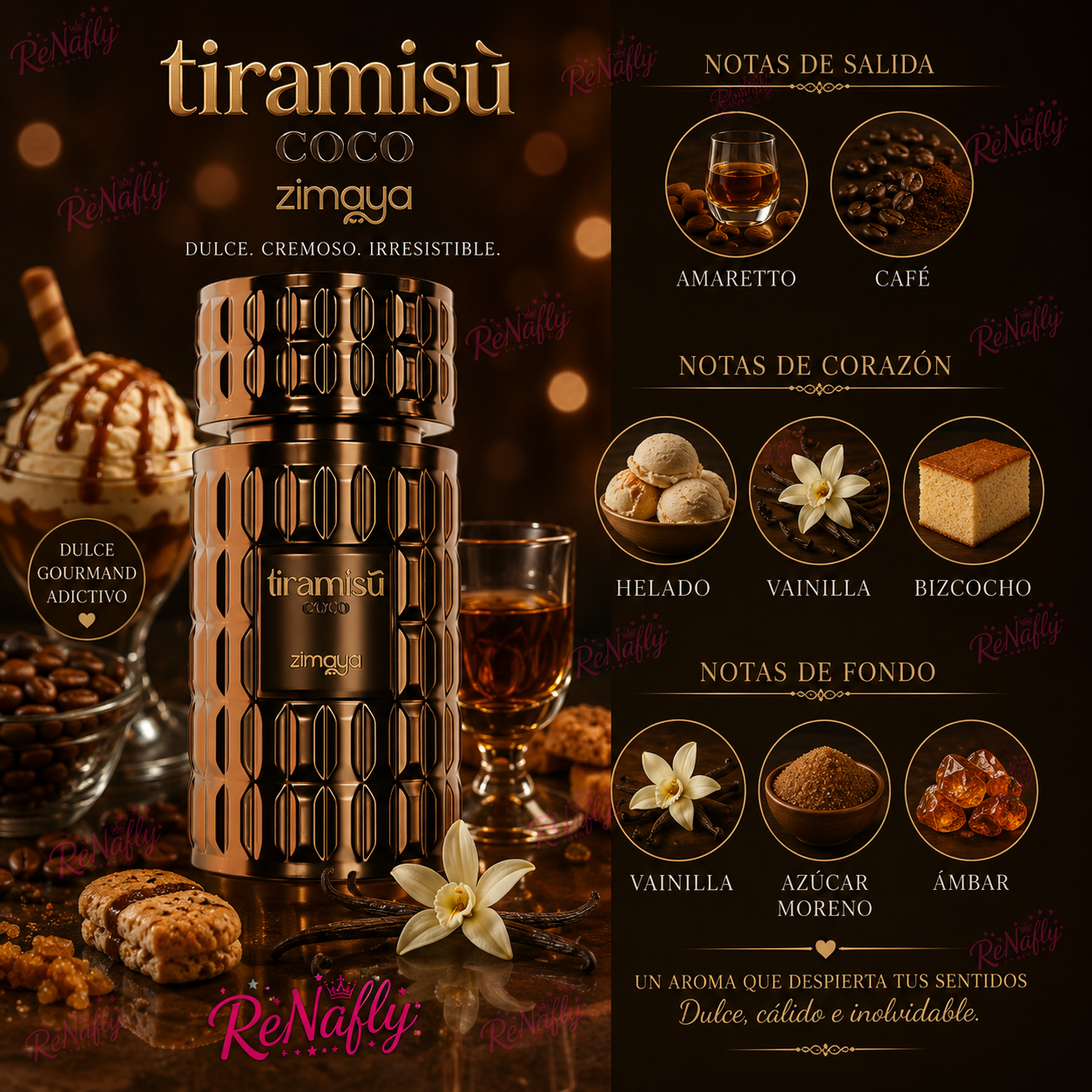 Tiramisu Coco, Zimaya, Eau de Parfum, Unisex, 100ml