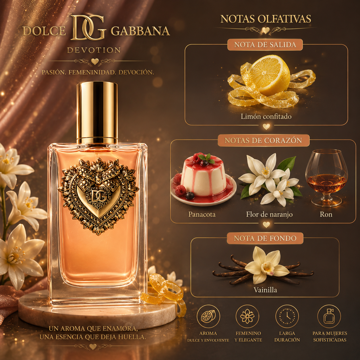 DEVOTION, DOLCE & GABBANA, EDP, MUJER, 100ML
