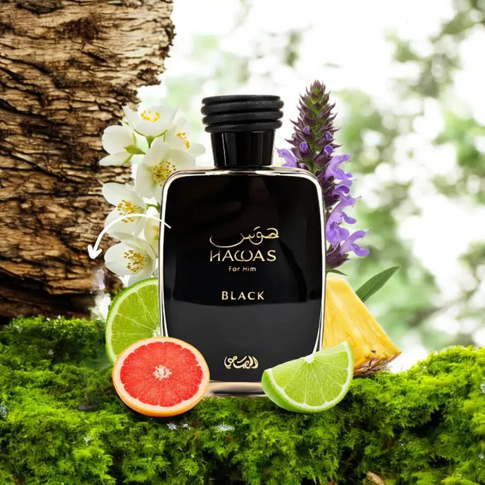 Hawas Black, Rasasi, Edp, Hombre, 100ml