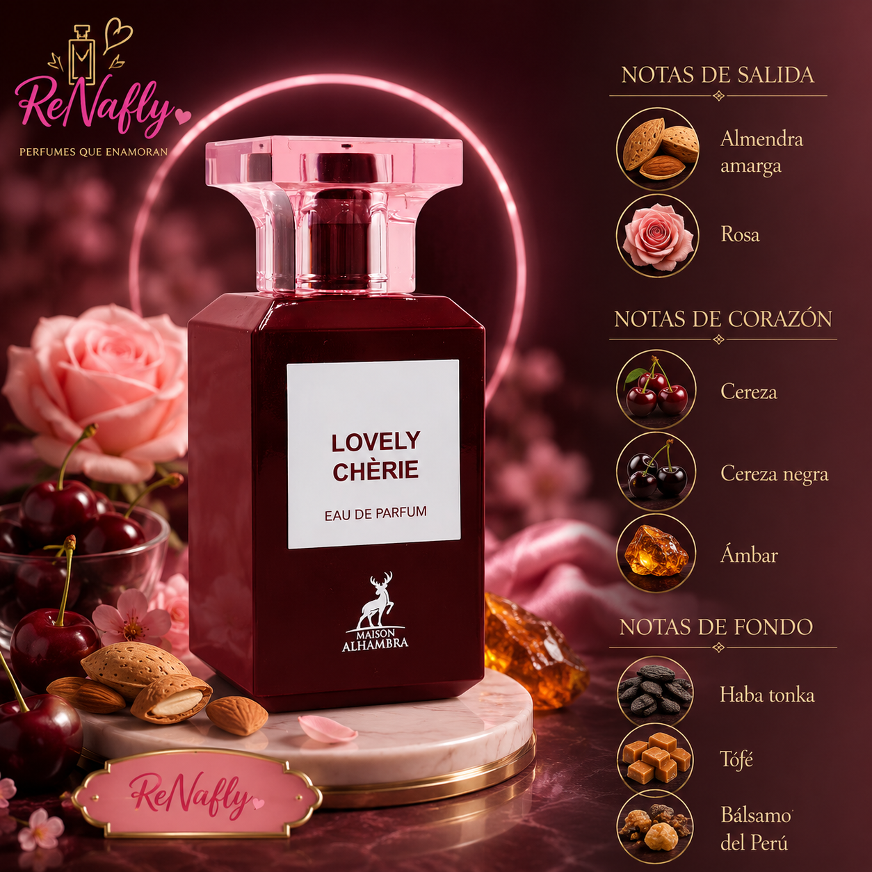 Lovely Cherie, Maison Alhambra, Eau De Parfum, Unisex, 80ml