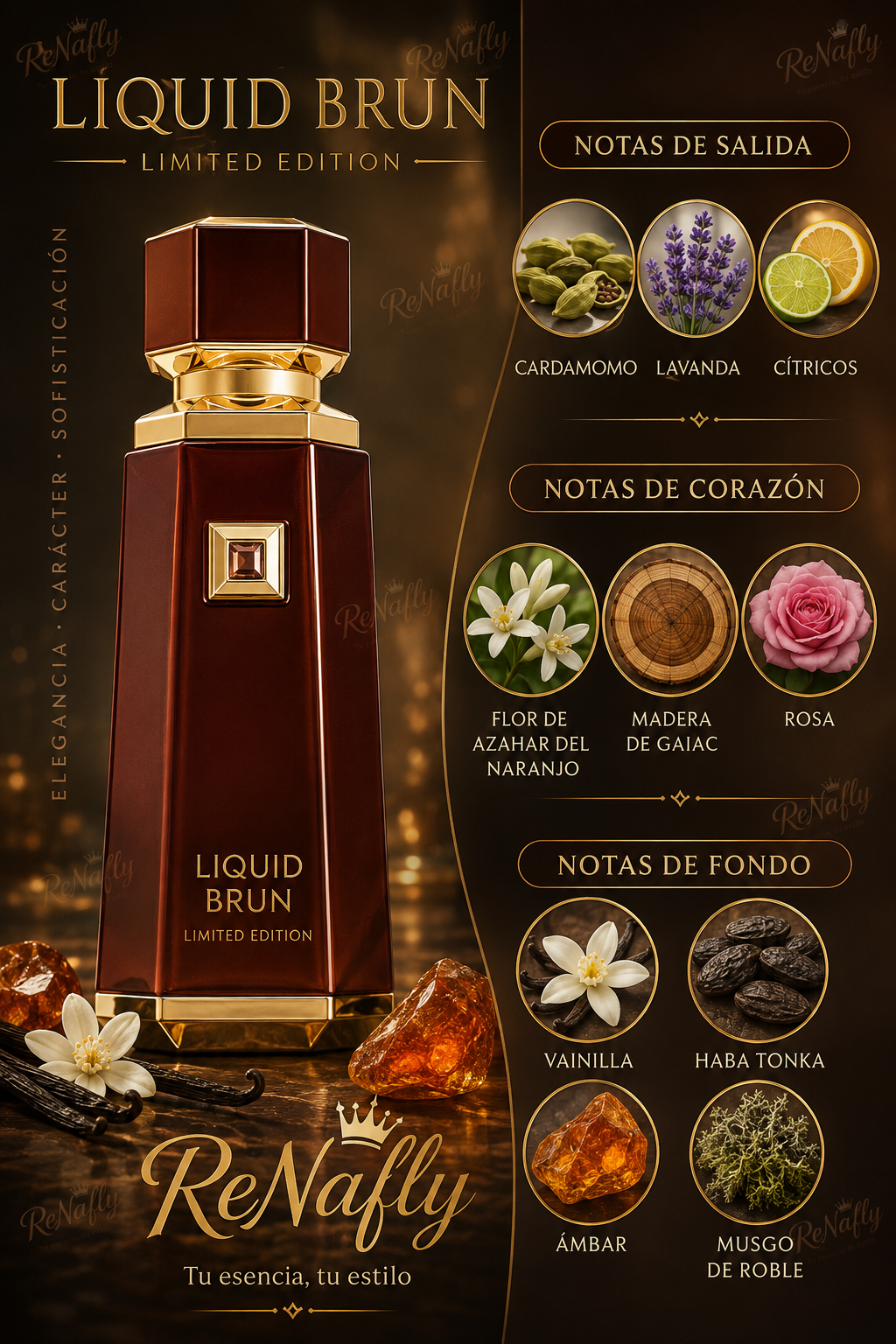 Liquid Brun Limited Edition, French Avenue, Eau de Parfum, Unisex, 100ml