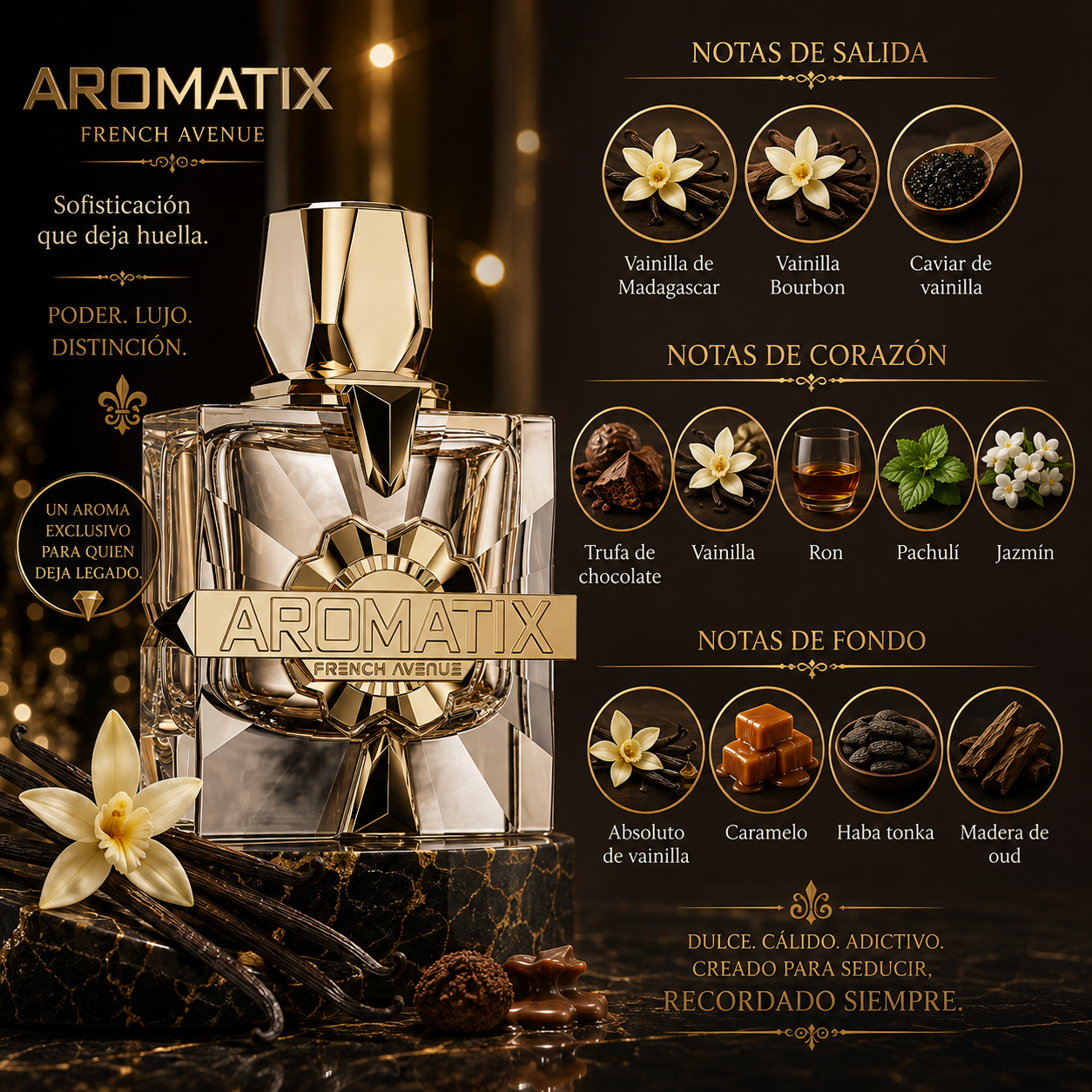 X Xandal Aromatix X, French Avenue, Eau De Parfum, Unisex, 100ml