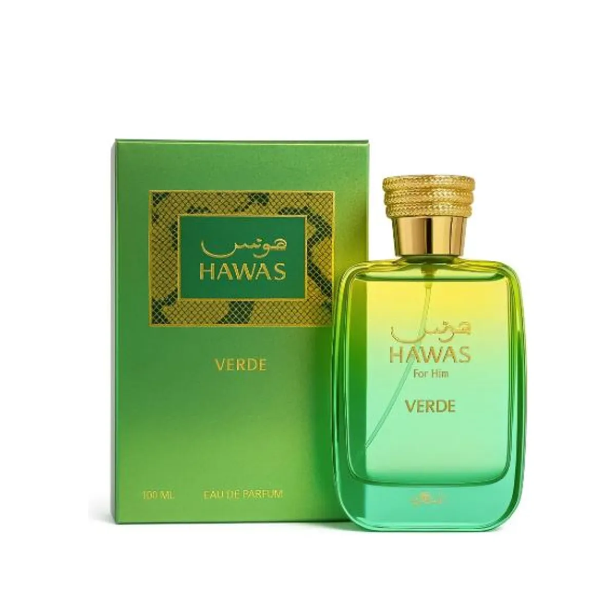 Hawas Verde, Rasasi, Eau de Parfum, Hombre, 100ml