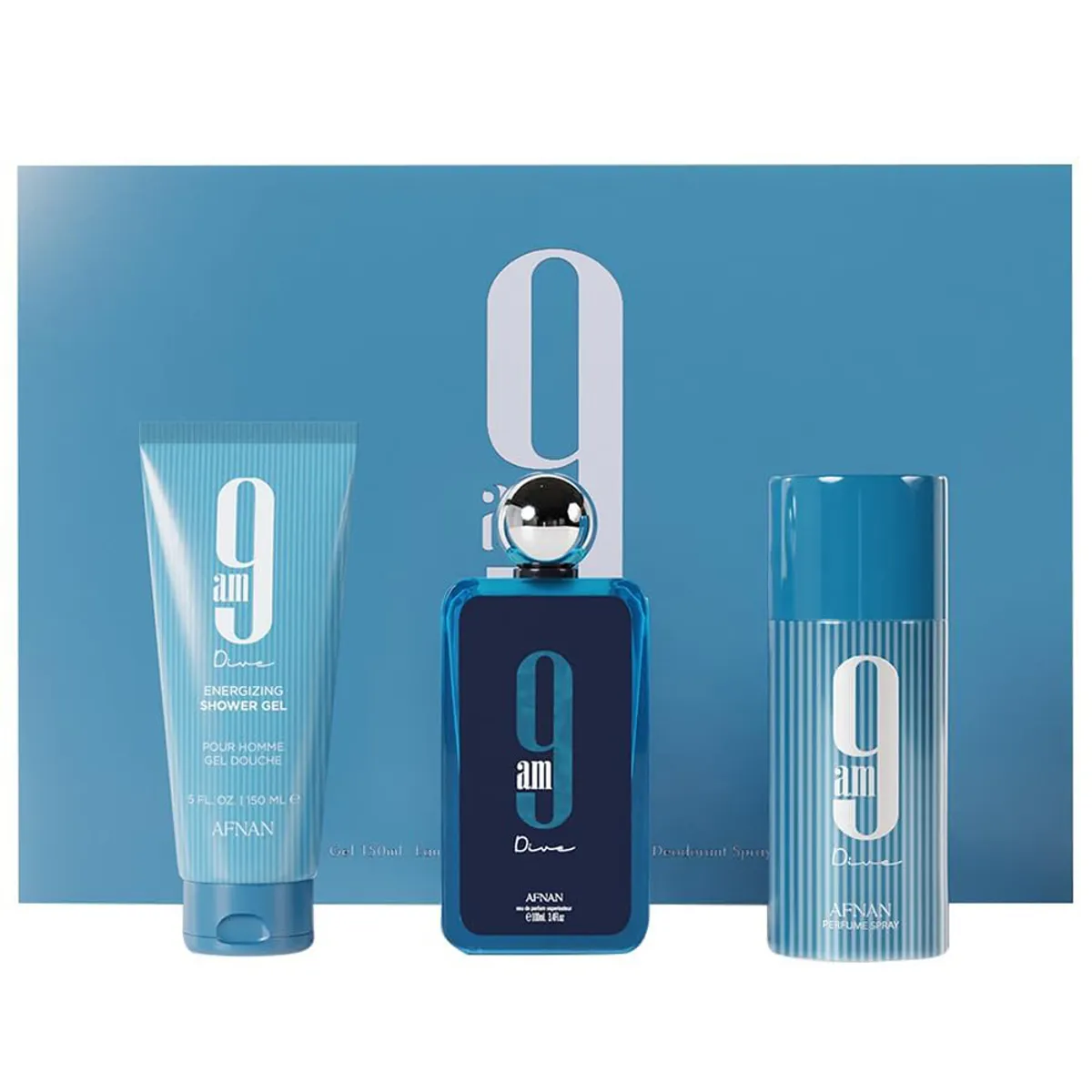 Set 9am dive, Afnan, Eau de Parfum, Hombre