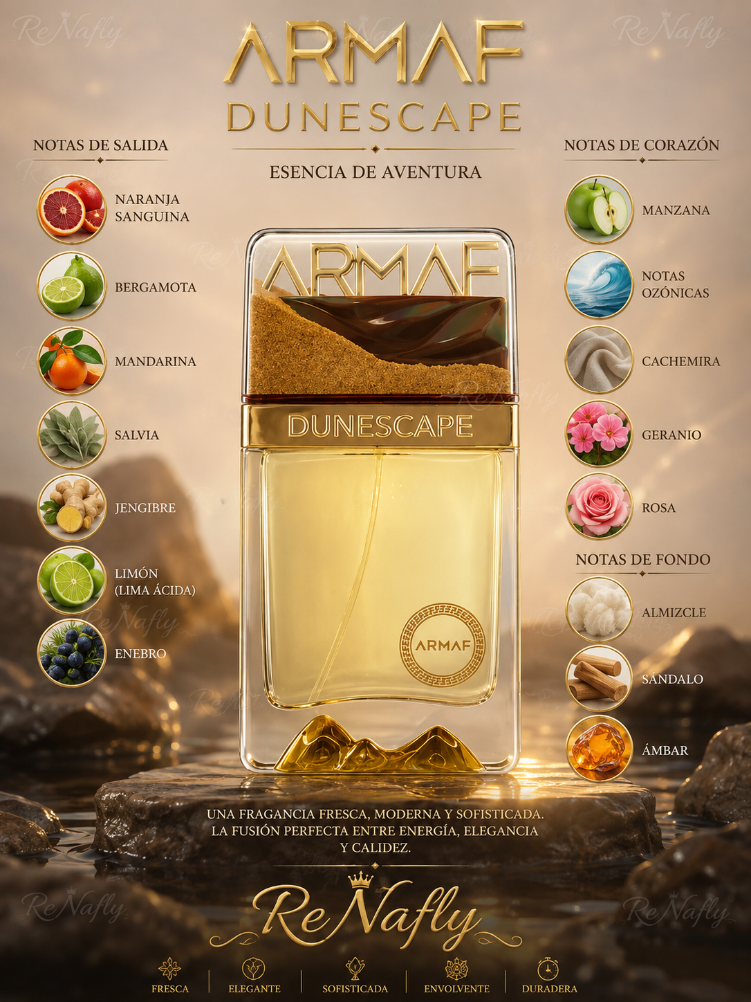Dunescape, Armaf, Extrait de Parfum, Hombre, 100ml