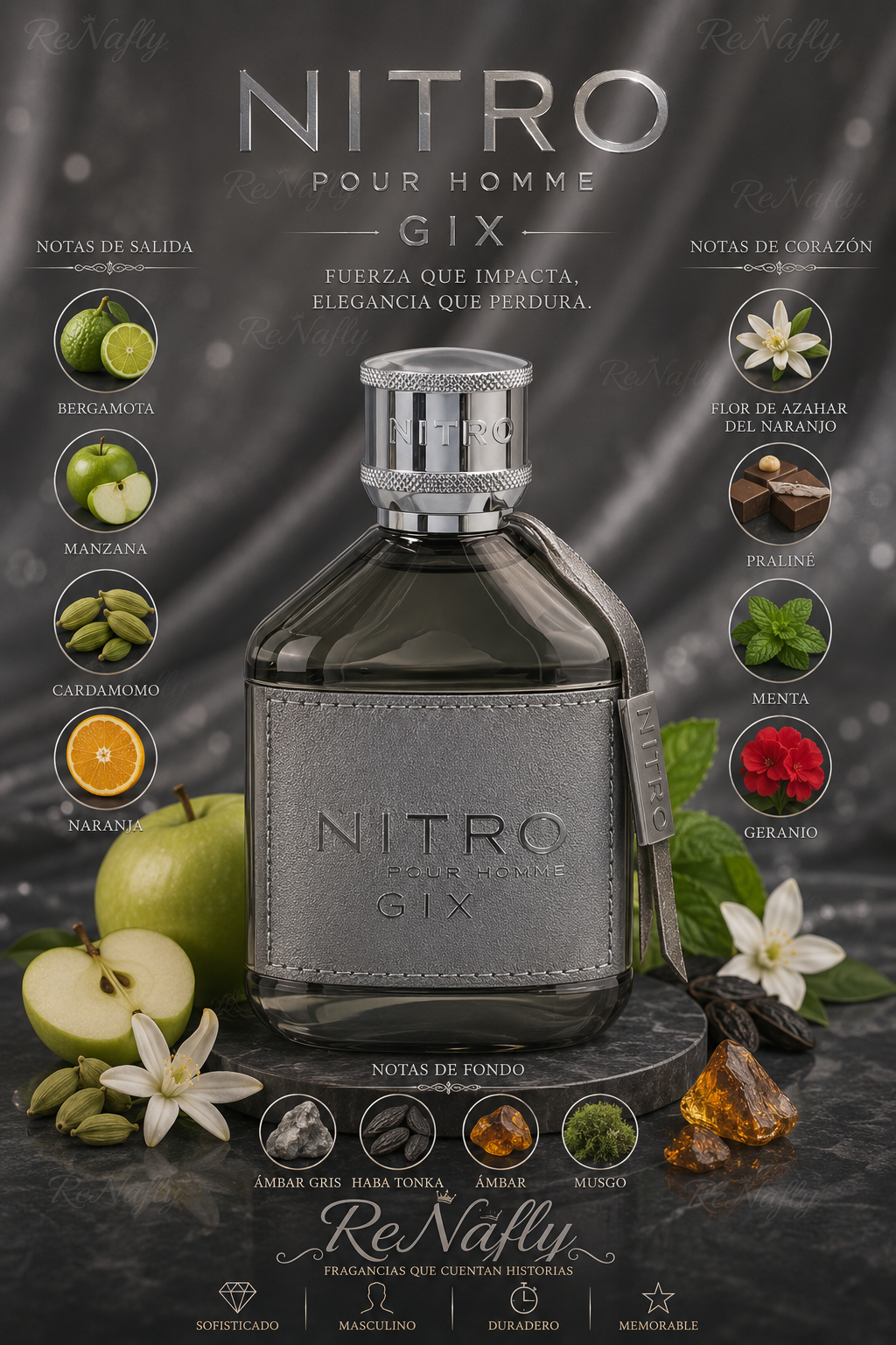 Nitro Elixir, Dumont, Eau de Parfum, Hombre, 100ml
