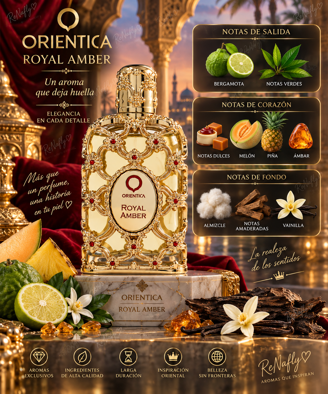 Royal Amber, Orientica Premium, Eau de Parfum, Unisex, 80ml